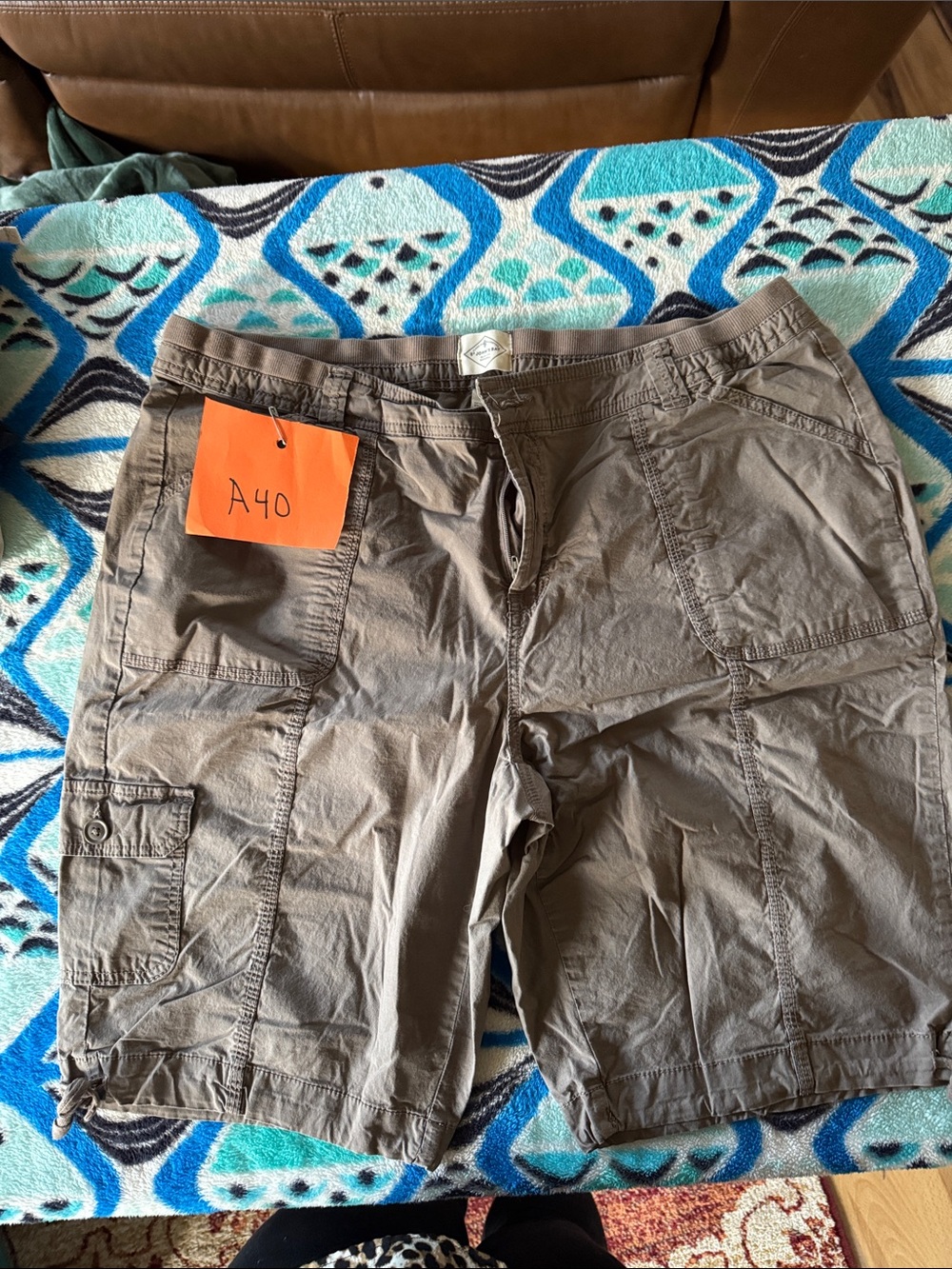 St. John's Bay Gray Women’s  Cargo Shorts